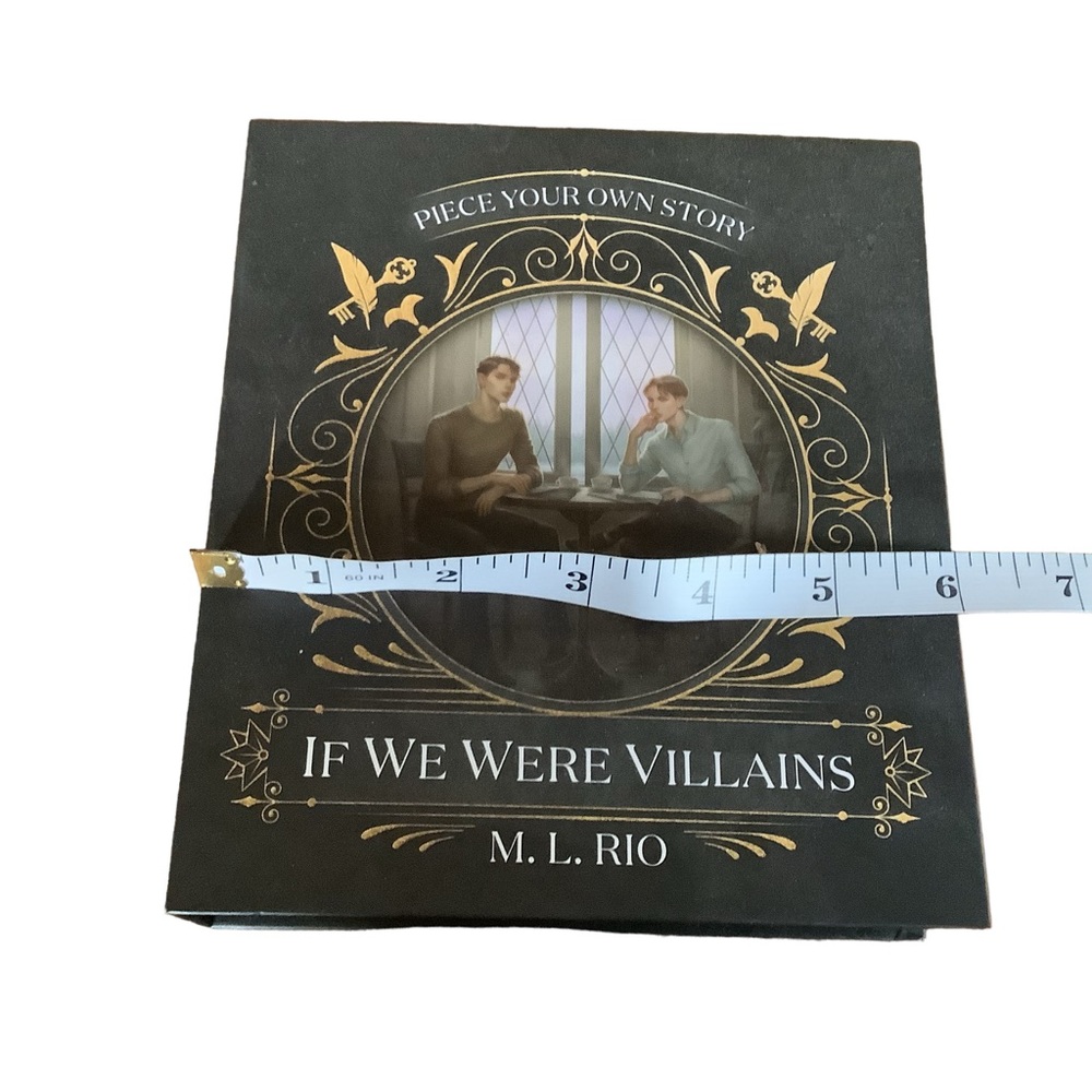 If We Were Villains Puzzle Faux Book Storage Illumicrate